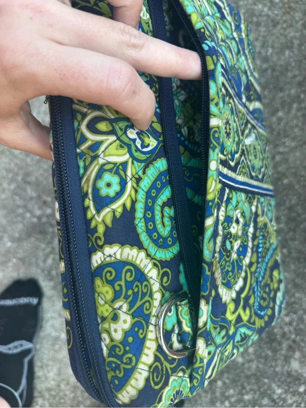 Vera Bradley Bali Blue Mini Laptop Hard Case Tablet iPad Sleeve Portfolio